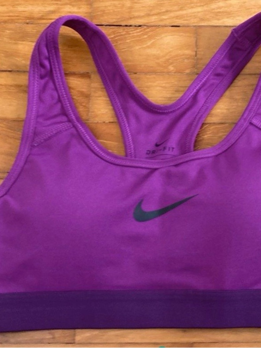 Nike women’s size XL Dri-FIT Purple Racerback Sports Bra